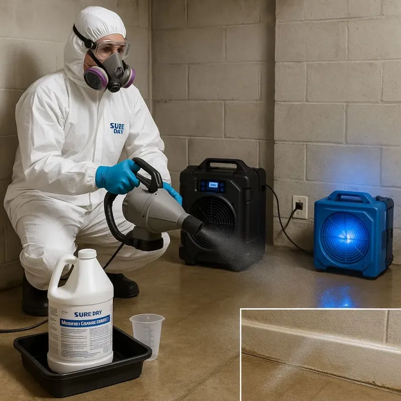 Sanitization and Odor Removal process in Valley Falls, RI