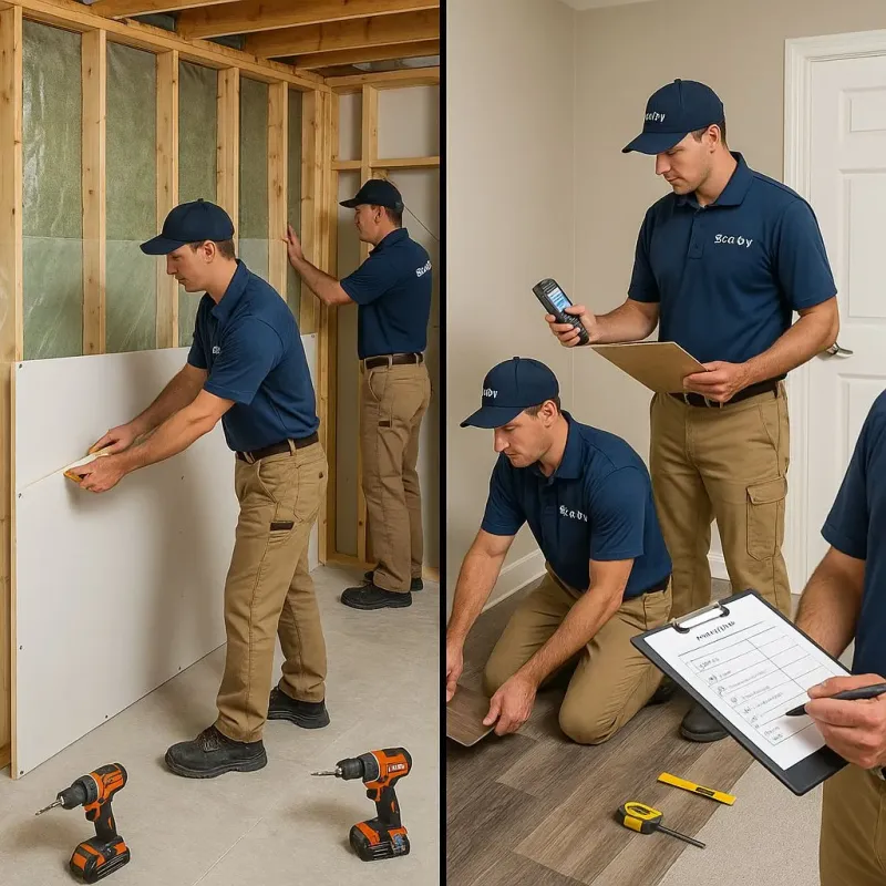 Repairs and Reconstruction process in Valley Falls, RI